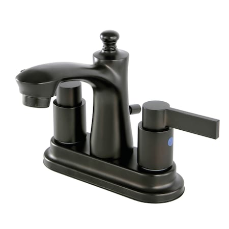 Nuvofusion FB7625NDL 4-Inch Centerset Bathroom Faucet with Retail Pop-Up FB7625NDL
